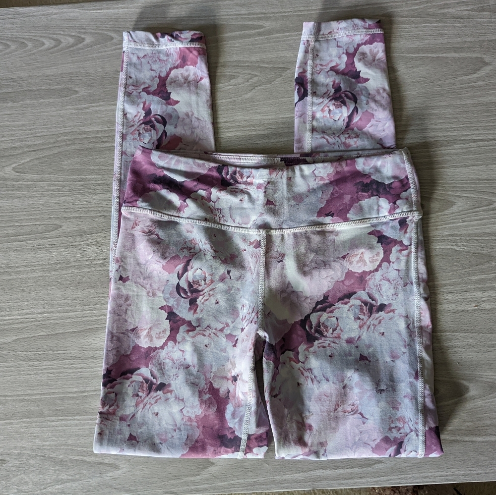 Mono b Purple & White Active Leggings Size Medium - Picture 7 of 7